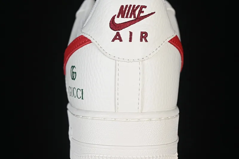 All categories Nk Air Force 1 Air Force series Nk Air Force 1 Low Air Force low-top Nike Air Force 1'07 Low Gucci co-branded white red green Air Force 1 low-top casual sneakers XY9025-015